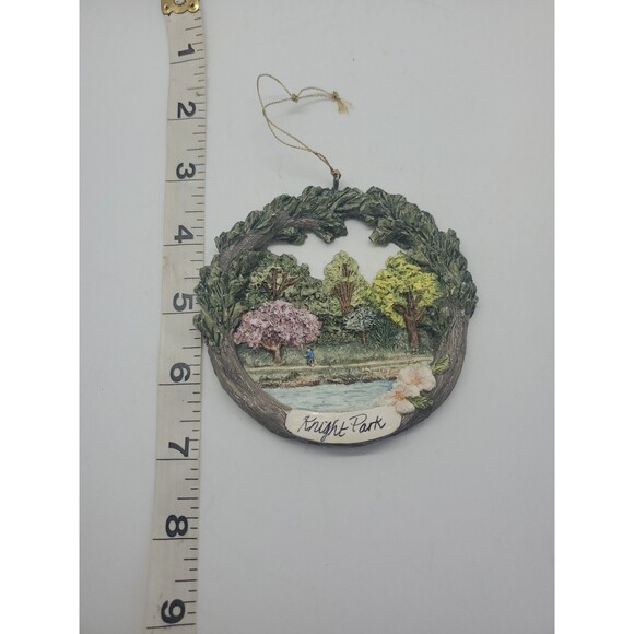 Hestia Knigt Park Christmas Ornament Collingswood NJ USA 1998 Vintage Hanging - Picture 10 of 16
